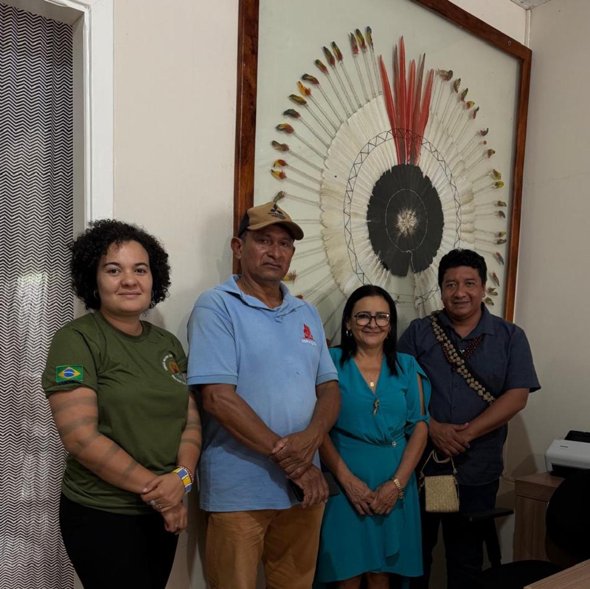 Secretaria dos Povos Originários recebe representantes da Funai para tratar da situação do povo Krahô em Lagoa da Confusão